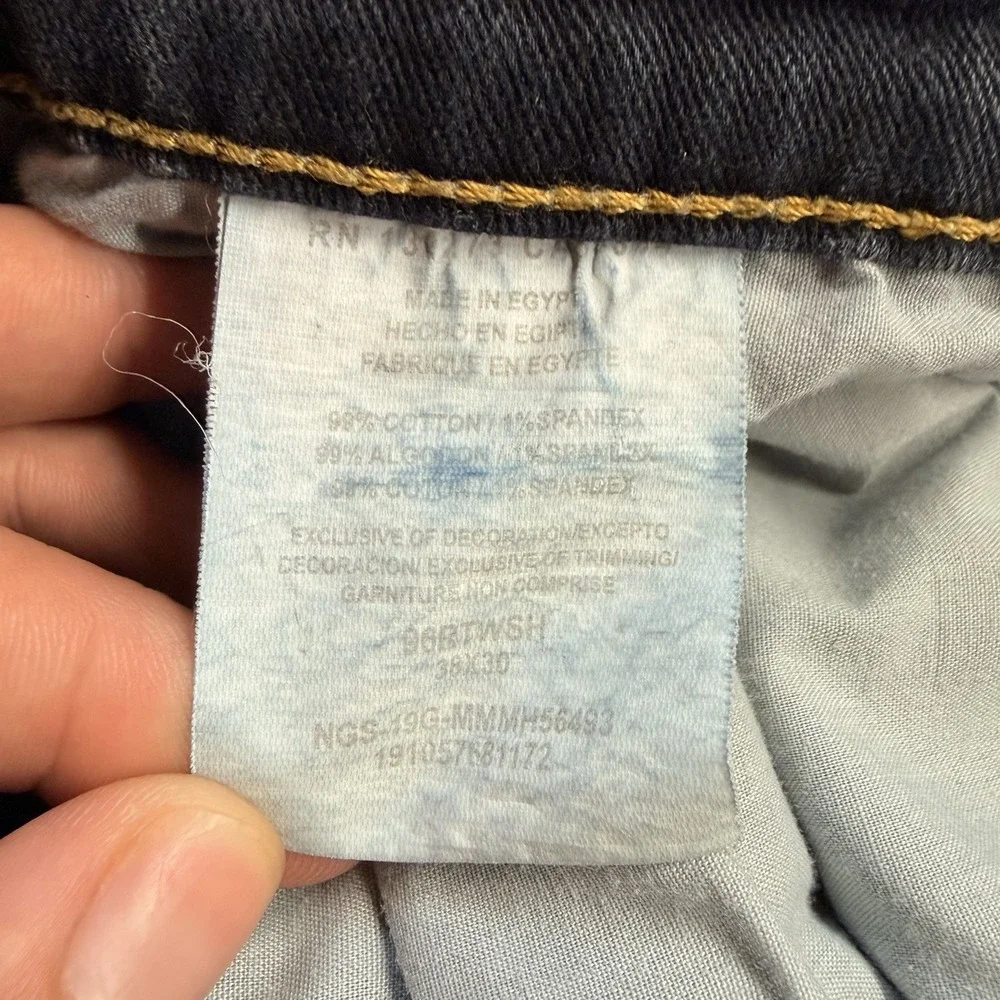 Wrangler Mens 36x26 Regular Taper Stretch Blue Jeans Medium Wash Denim 96RTWSH